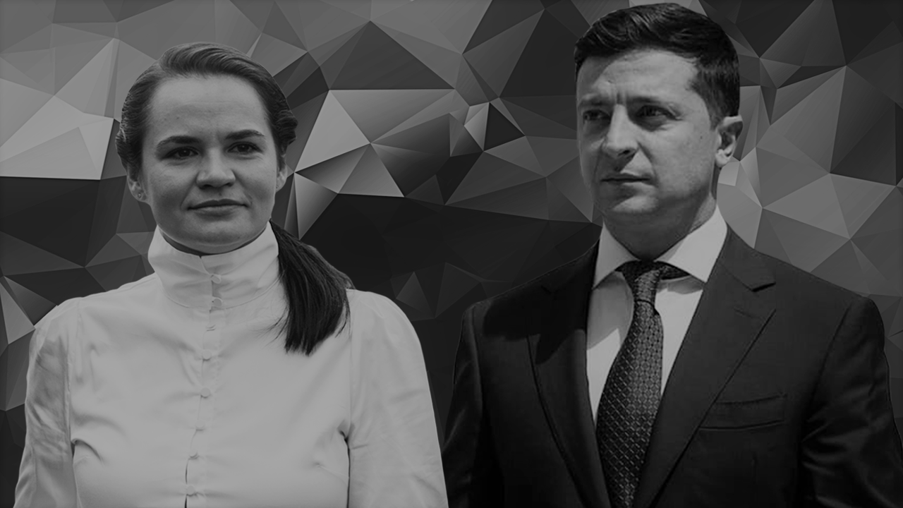 Зеленський провів неофіційну зустріч з Тихановською