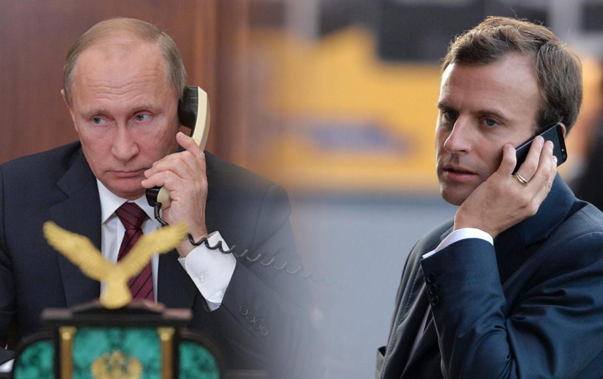 Путін та Макрон провели телефонну розмову: обговорювали також Україну