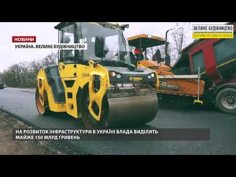 Виділять рекордну суму на дороги й інфаструктуру