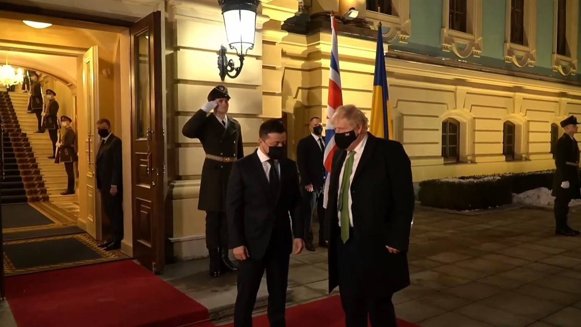 Прем’єр-міністр Британії Борис Джонсон прилетів до Києва