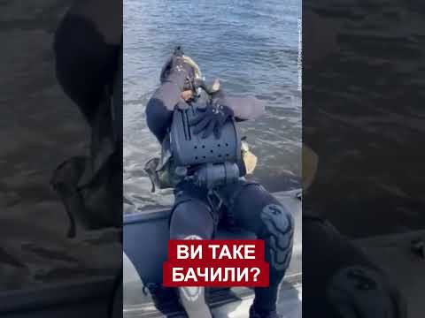 Вражає! Працюють бойові плавці Національної гвардії