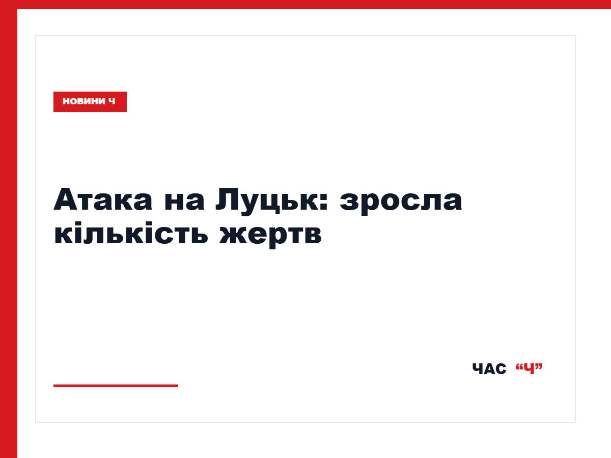 Удар по гуртівні в Луцьку: шестеро загиблих і 12 постраждалих